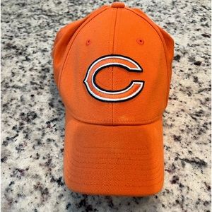 Chicago Bears, NFL ball, cap hat orange M/L